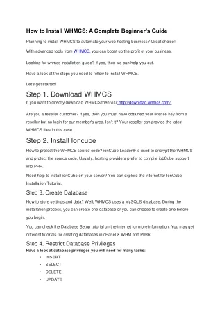 how to install whmcs a complete beginner s guide