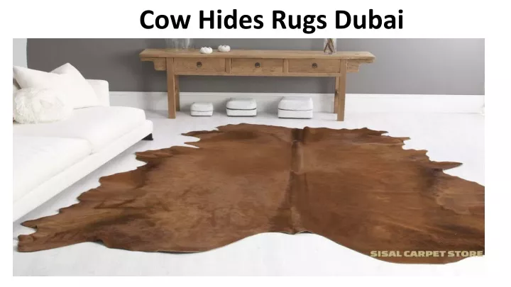 cow hides rugs dubai