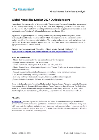 global nanosilica industry analysis