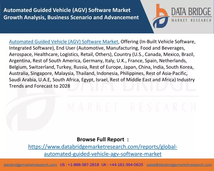automated guided vehicle agv software market