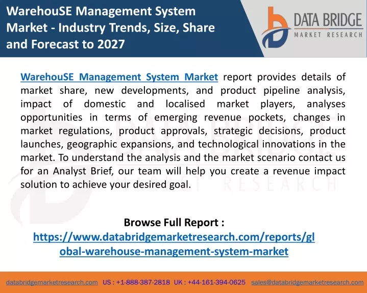 warehouse management system market industry