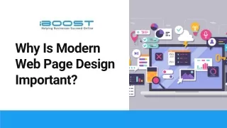 why is modern web page design important