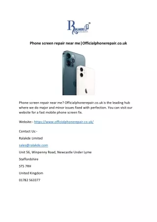 phone screen repair near me officialphonerepair