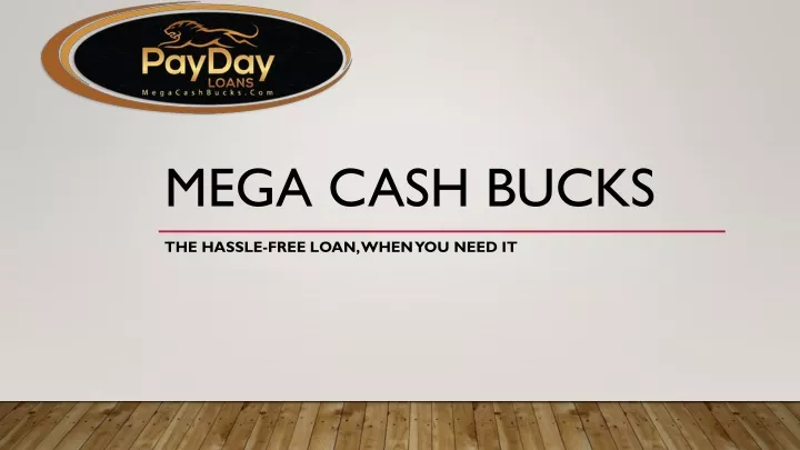 mega cash bucks