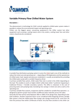 variable primary flow chilled water system