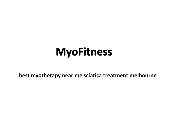 myofitness