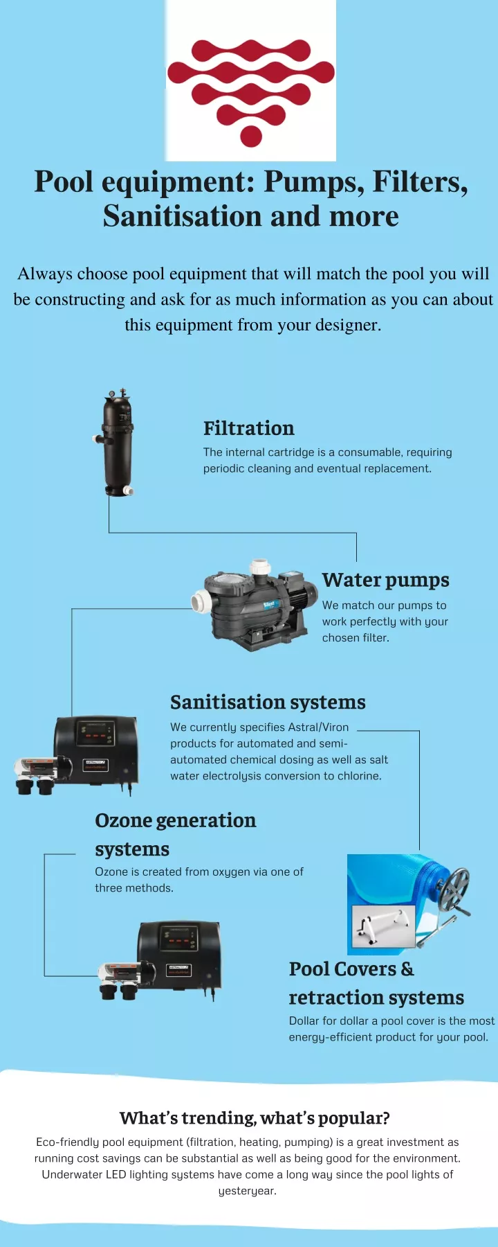 pool equipment pumps filters sanitisation and more
