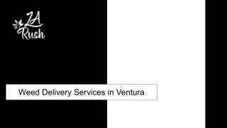 Weed Delivery Ventura - LA Rush