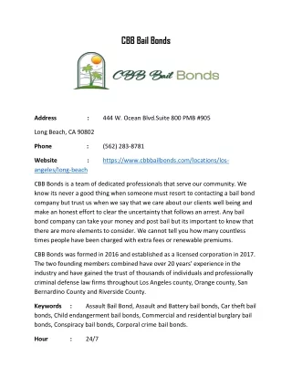 cbb bail bonds