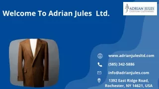 Private Label Garments – Adrian Jules Ltd.