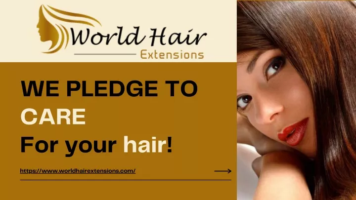 we pledge to care for your hair