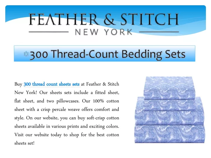 300 thread count bedding sets