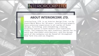Know The Perks Of Hiring A Residential Interior Designer | Interiorcorp LTD