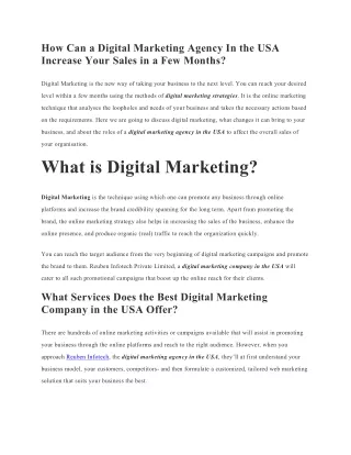 how can a digital marketing agency