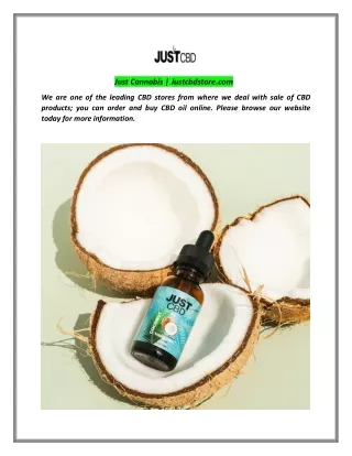 just cannabis justcbdstore com
