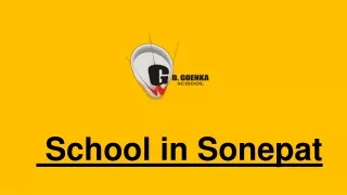 G.D. Goenka School, Sonepat