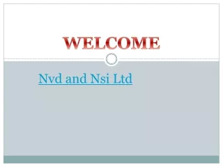nvd and nsi ltd
