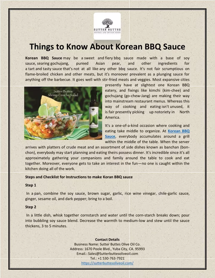 things to know about korean bbq sauce