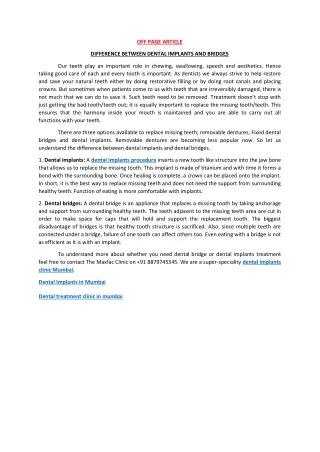 off page article