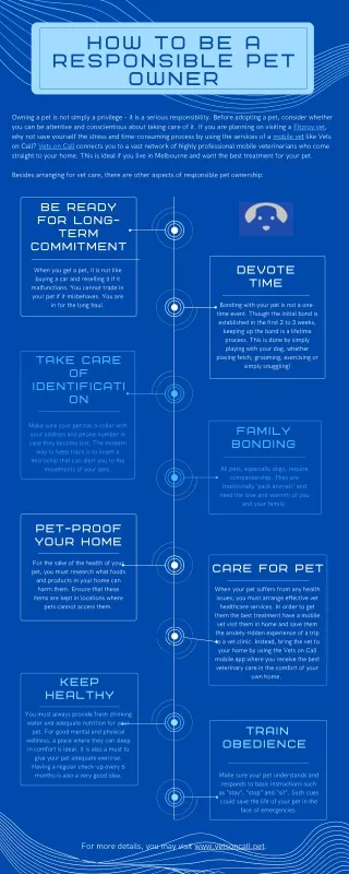 How To Be A Responsible Pet Owner with Vets on Call