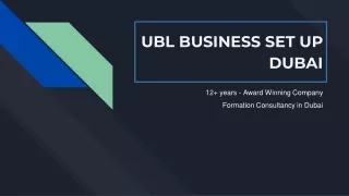 BUSINESS SET UP DUBAI