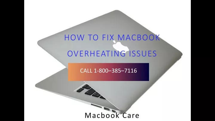 how to fix macbook overheating issues