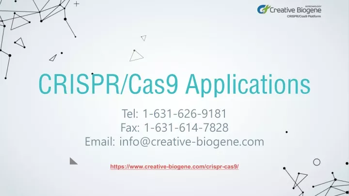 crispr cas9 applications