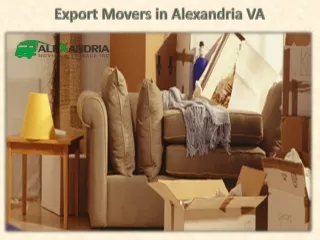 export movers in alexandria va