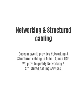 Networking & Structured Cabling