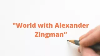 Alexander Zingman : Top 5 Longest Rivers of the World