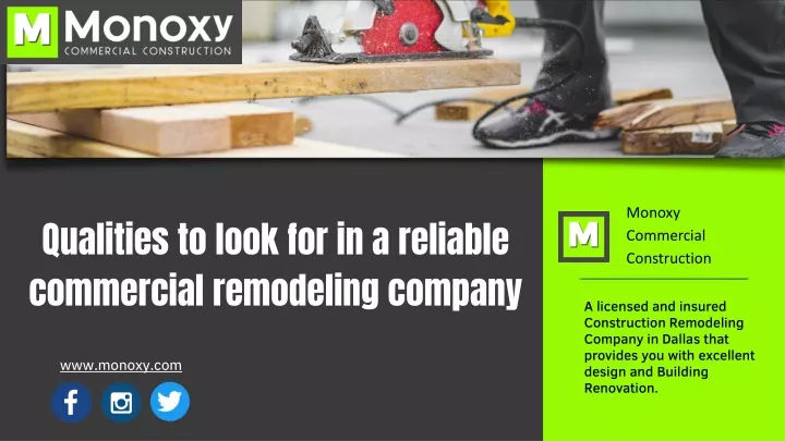 monoxy commercial construction