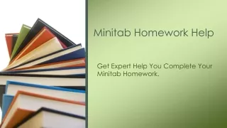Get Expert Minitab Homework Help in USA