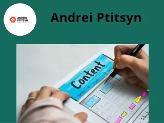 Let the Andrei Ptitsyn Help you Write For Your Company