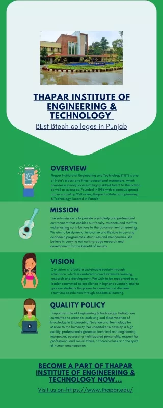 thapar institute of engineering technology best
