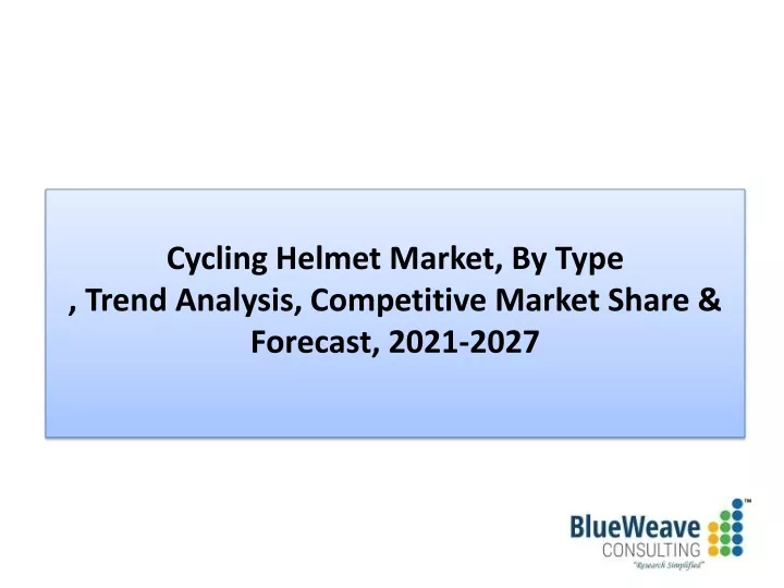 cycling helmet market by type trend analysis