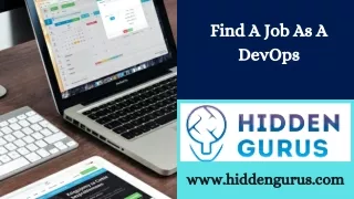 find a job as a devops