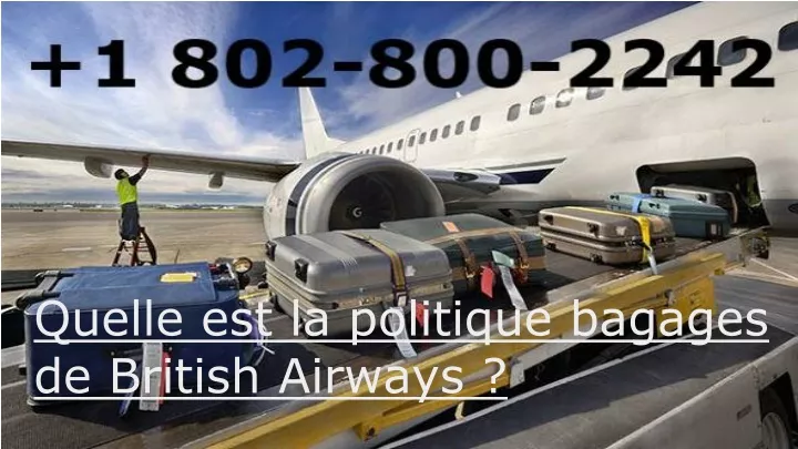 quelle est la politique bagages de british airways