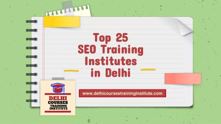 top 25 seo training institutes in delhi