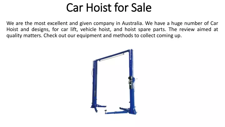 car hoist for sale