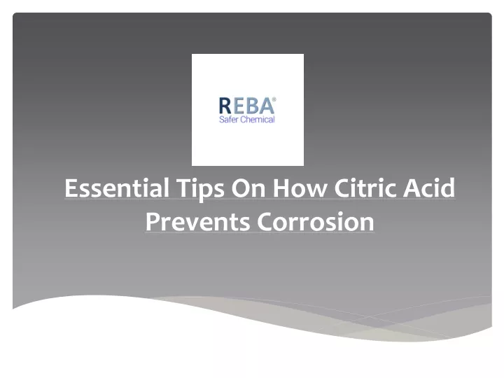 essential tips on how citric acid prevents corrosion