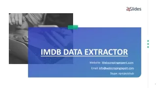 imdb data extractor