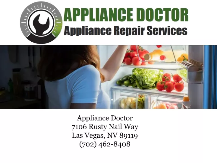 appliance doctor 7106 rusty nail way las vegas