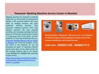 panasonic washing machine service center in mumbai
