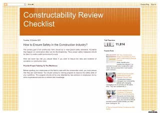 How to Ensure Safety in the Construction Industry?