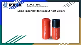 Some important facts about float Collars