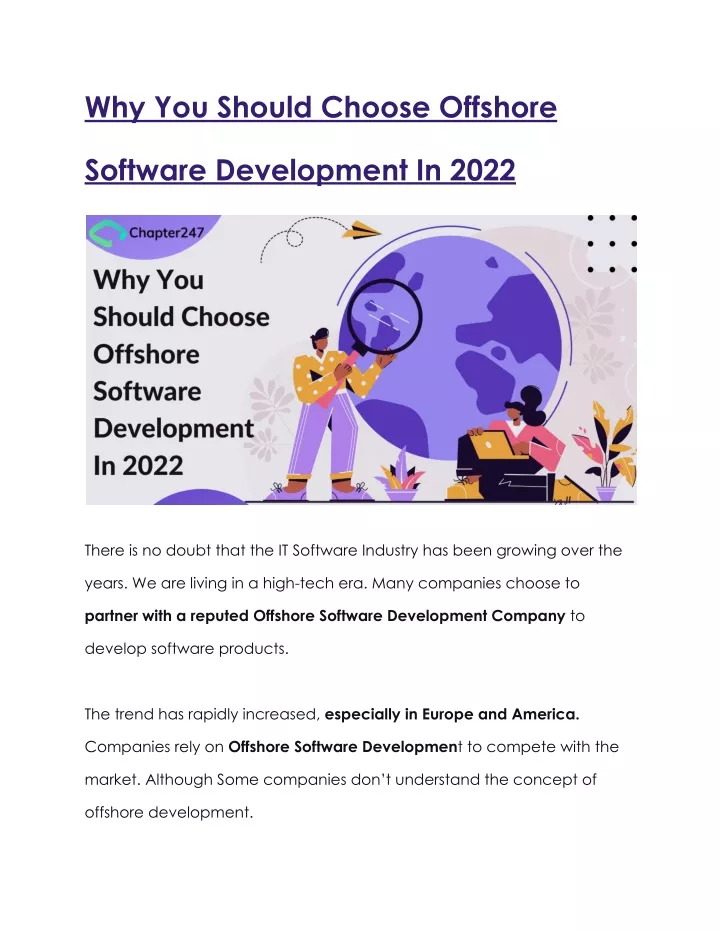 why you should choose offshore