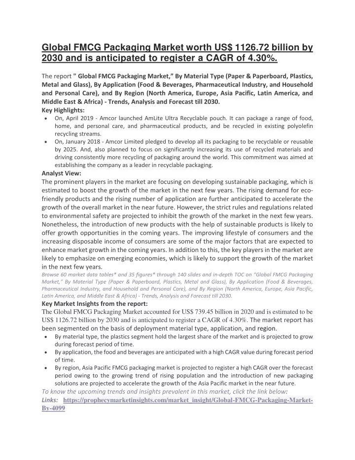 global fmcg packaging market worth us 1126