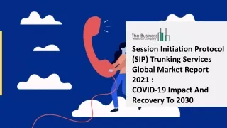 session initiation protocol sip trunking services