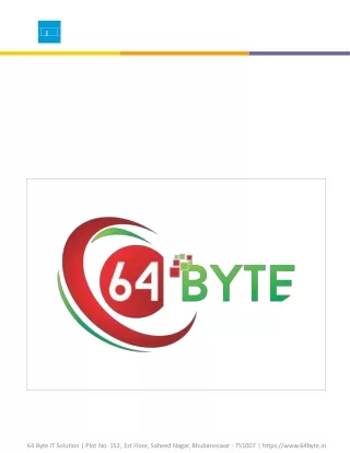 Company Profile of 64 BYTE IT SOLUTION