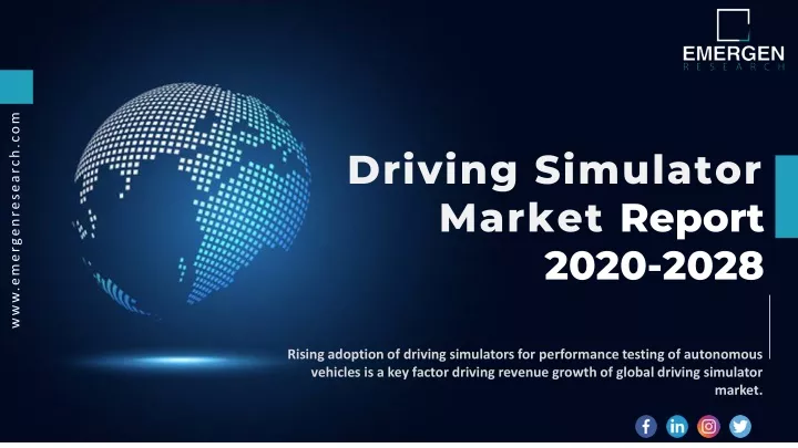 driving simulator market report 2020 2028